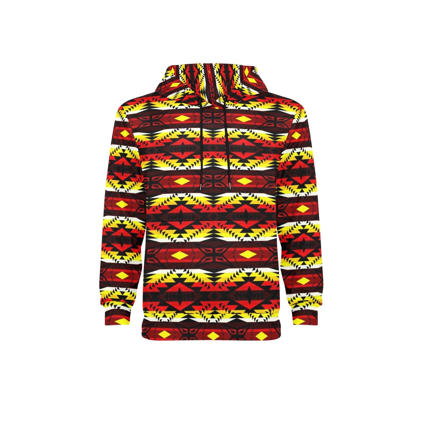 Canyon War Party Men's Long Sleeve Fleece Hoodie