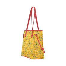 Load image into Gallery viewer, Willow Bee Sunshine Clover Canvas Tote Bag
