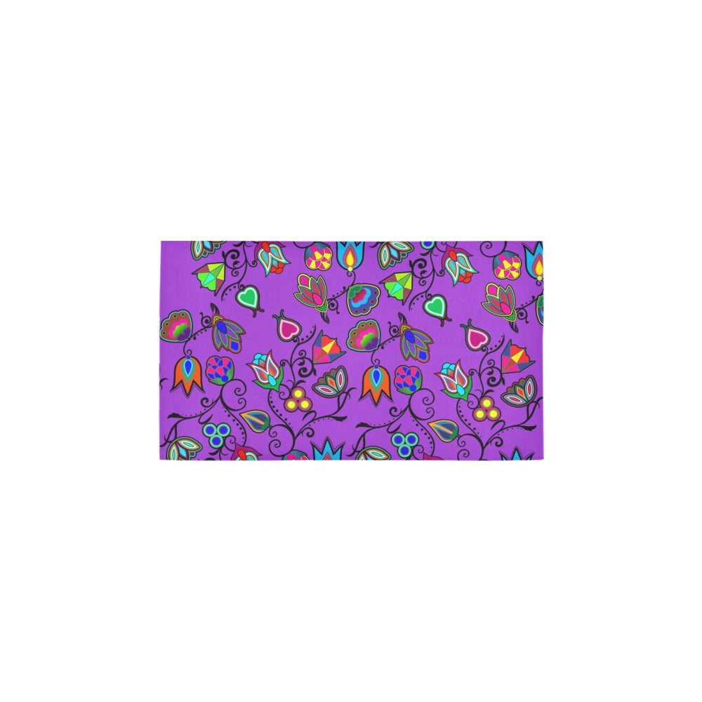 Indigenous Paisley Dark Orchid Bath Rug 16''x 28''