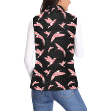 Load image into Gallery viewer, Strawberry Black Women&#39;s Padded Vest Jacket
