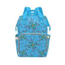 Load image into Gallery viewer, Willow Bee Saphire Multi-Function Diaper Backpack/Diaper Bag
