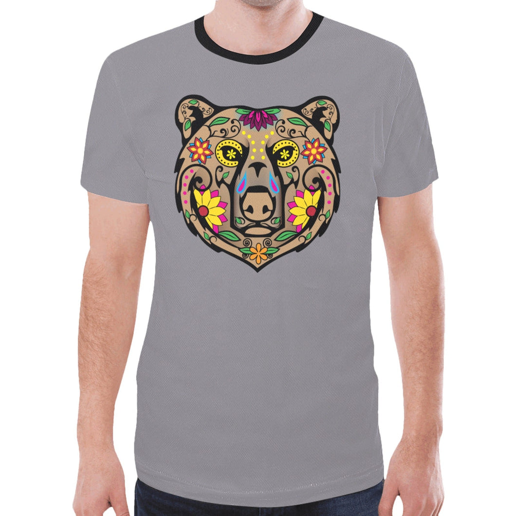 Bear Spirit Guide Dark Gray T-shirt for Men