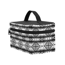 Load image into Gallery viewer, Black Rose Blizzard Cosmetic Bag
