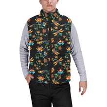 Load image into Gallery viewer, Dragon Lily Noir Men&#39;s Padded Vest Jacket
