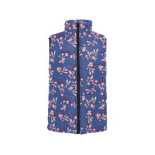 Load image into Gallery viewer, Swift Floral Peach Blue Men&#39;s Padded Vest Jacket
