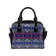 Load image into Gallery viewer, Medicine Blessing Blue Shoulder Handbag
