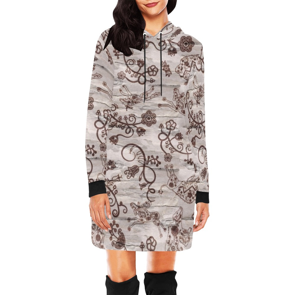 Forest Medley Hoodie Dress