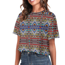 Load image into Gallery viewer, Medicine Blessing Grey Crop Top
