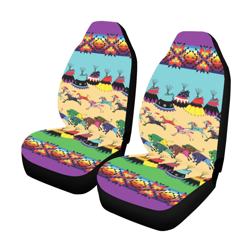 Prairie Bison Car Seat Covers (Set of 2)