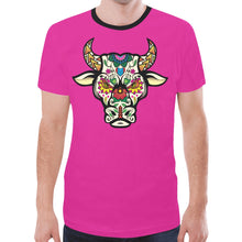 Load image into Gallery viewer, Bull Spirit Guide (Pink) New T-shirt for Men
