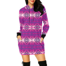 Load image into Gallery viewer, Royal Airspace Hoodie Dress
