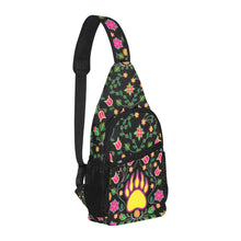 Load image into Gallery viewer, Floral Bearpaw Pink and Yellow Chest Bag
