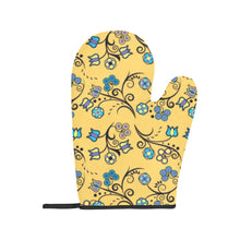 Load image into Gallery viewer, Blue Trio Tuscan Oven Mitt &amp; Pot Holder
