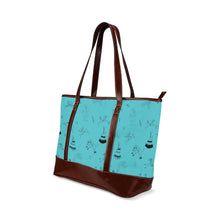 Load image into Gallery viewer, Ledger Dabbles Torquoise Tote Handbag
