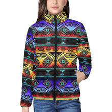 Load image into Gallery viewer, California Coast Sunset Women&#39;s Stand Collar Padded Jacket
