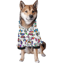 Load image into Gallery viewer, Indigenous Paisley White Pet Dog Hoodie
