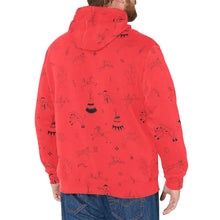 Load image into Gallery viewer, Ledger Dables Red Men&#39;s Long Sleeve Fleece Hoodie
