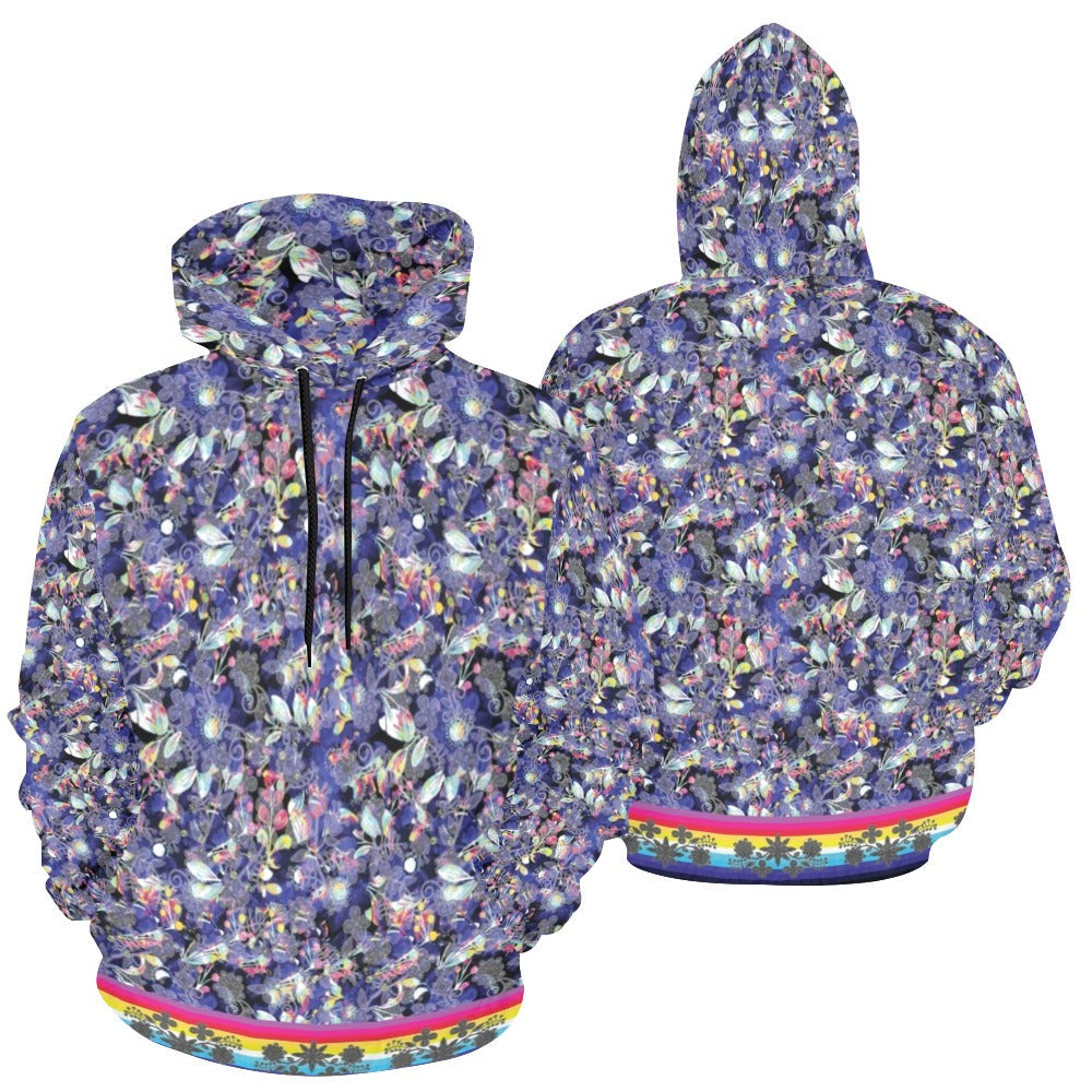 Culture in Nature Blue Hoodie for Women