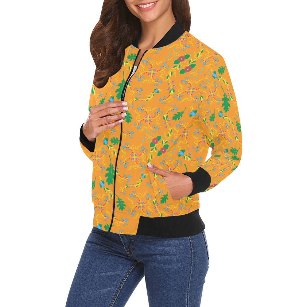 Vine Life Sunshine Bomber Jacket for Women