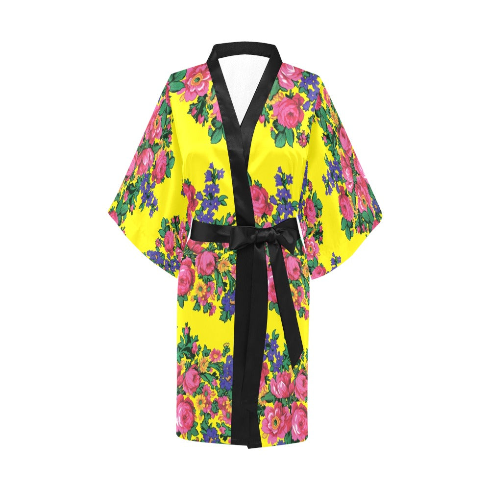 Kokum's Revenge Yellow Kimono Robe
