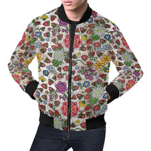 Load image into Gallery viewer, Berry Pop Br Bark Bomber Jacket for Men
