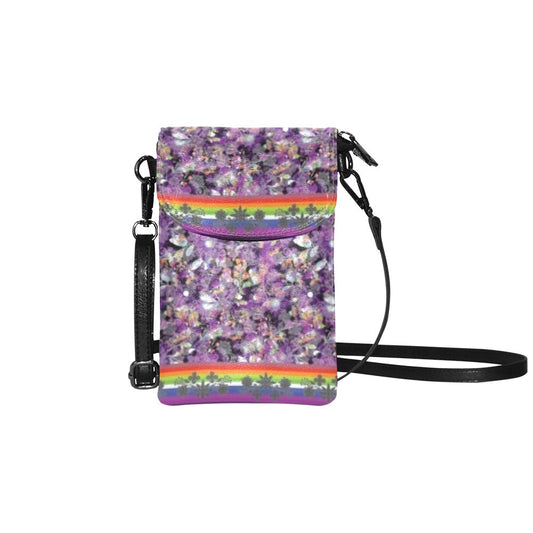 Culture in Nature Purple Small Cell Phone Purse