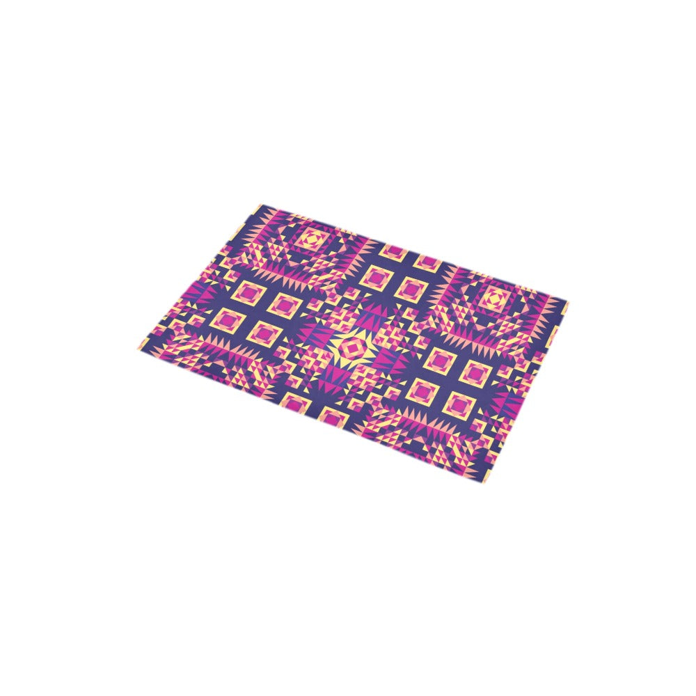 Kaleidoscope Bleu Bath Rug 16''x 28''