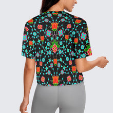 Load image into Gallery viewer, Floral Damask Upgrade Crop Top
