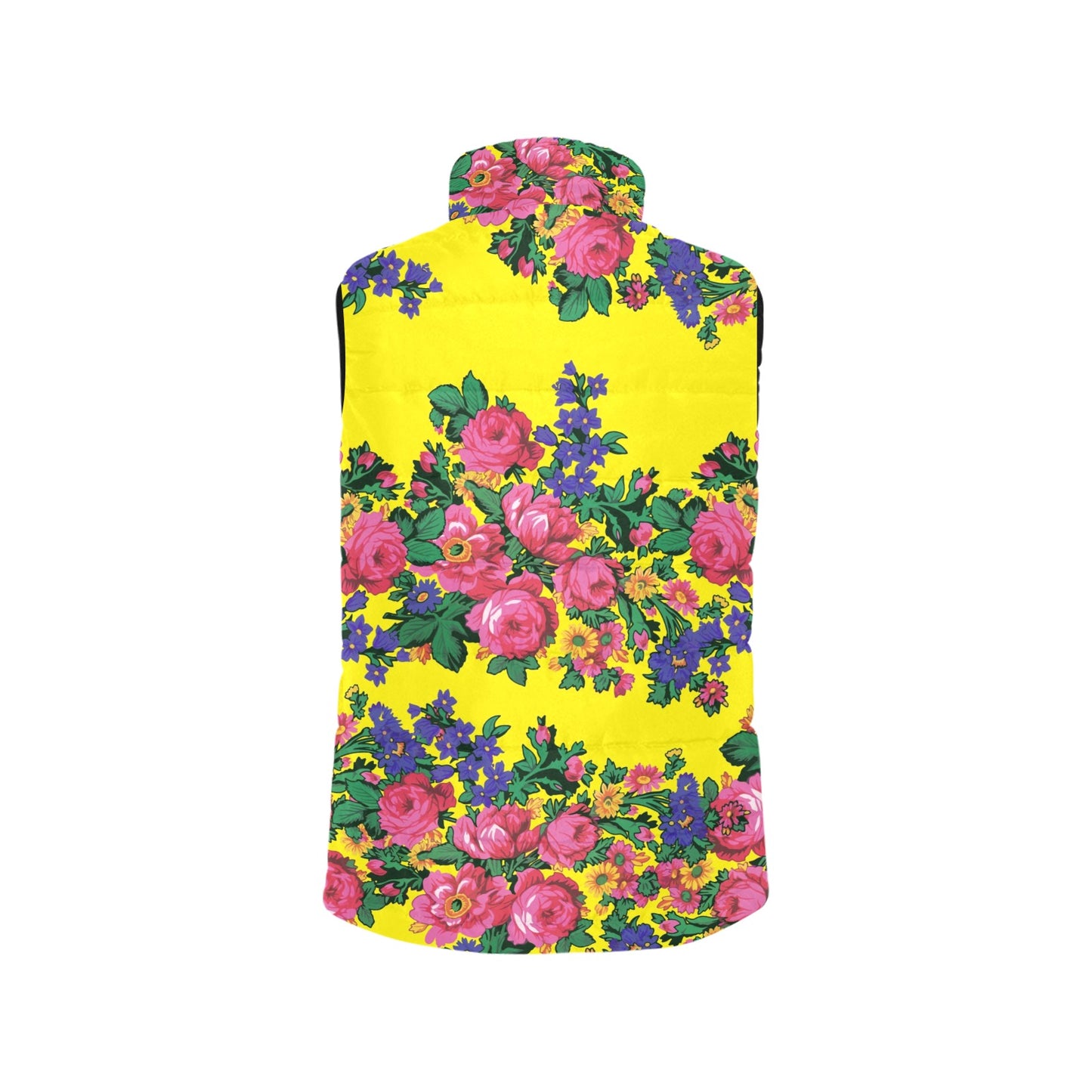 Kokum's Revenge Yellow Women's Padded Vest Jacket