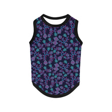 Load image into Gallery viewer, Beaded Blue Nouveau Pet Tank Top
