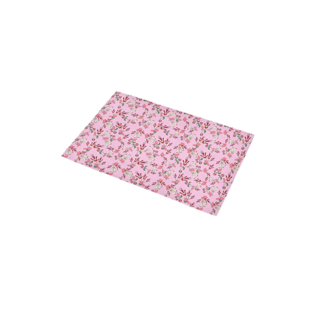 Strawberry Floral Bath Rug 16''x 28''