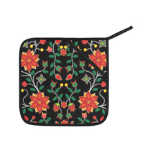 Load image into Gallery viewer, Floral Beadwork Six Bands Oven Mitt &amp; Pot Holder
