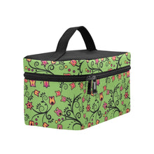 Load image into Gallery viewer, LightGreen Yellow Star Cosmetic Bag
