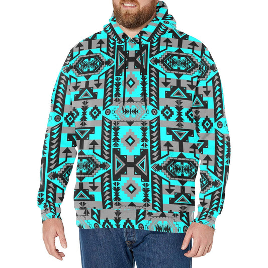 Chiefs Mountain Sky Men's Long Sleeve Fleece Hoodie