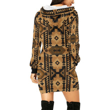 Load image into Gallery viewer, Chiefs Mountain Tan Hoodie Dress
