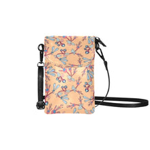 Load image into Gallery viewer, Swift Floral Peache Small Cell Phone Purse
