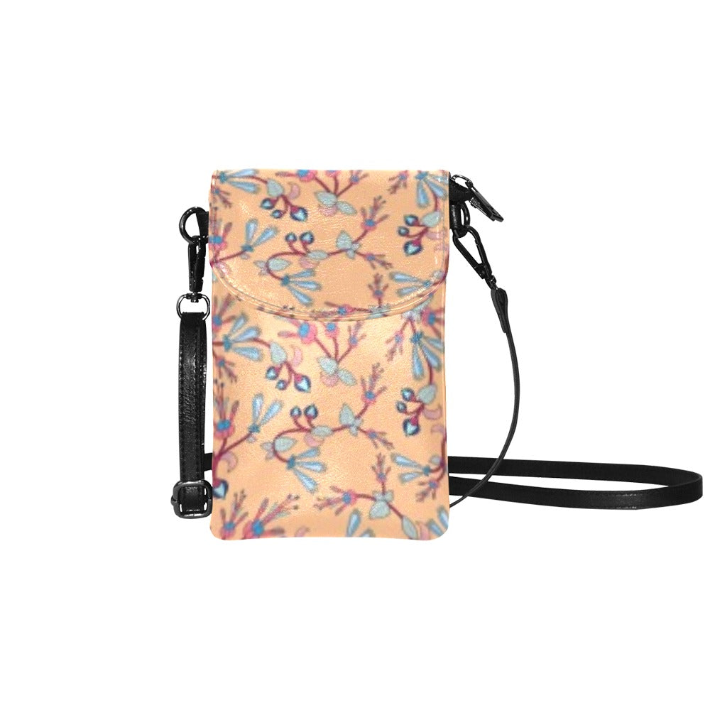 Swift Floral Peache Small Cell Phone Purse