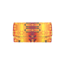 Load image into Gallery viewer, Desert Geo Yellow Red Women&#39;s Trifold Wallet
