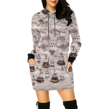 Load image into Gallery viewer, Heart of The Forest Hoodie Dress
