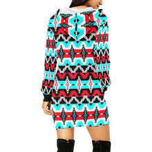 Load image into Gallery viewer, Two Spirit Dance Hoodie Dress
