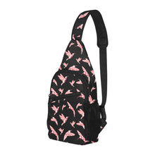 Load image into Gallery viewer, Strawberry Black Chest Bag
