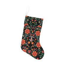 Load image into Gallery viewer, Floral Beadwork Six Bands Christmas Stocking
