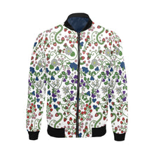 Load image into Gallery viewer, Grandmother Stories White Bomber Jacket for Men
