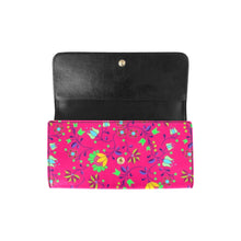 Load image into Gallery viewer, Fleur Indigine Rouge Women&#39;s Trifold Wallet
