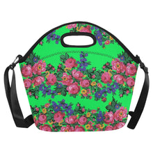 Load image into Gallery viewer, Kokum&#39;s Revenge Green Neoprene Lunch Bag/Large
