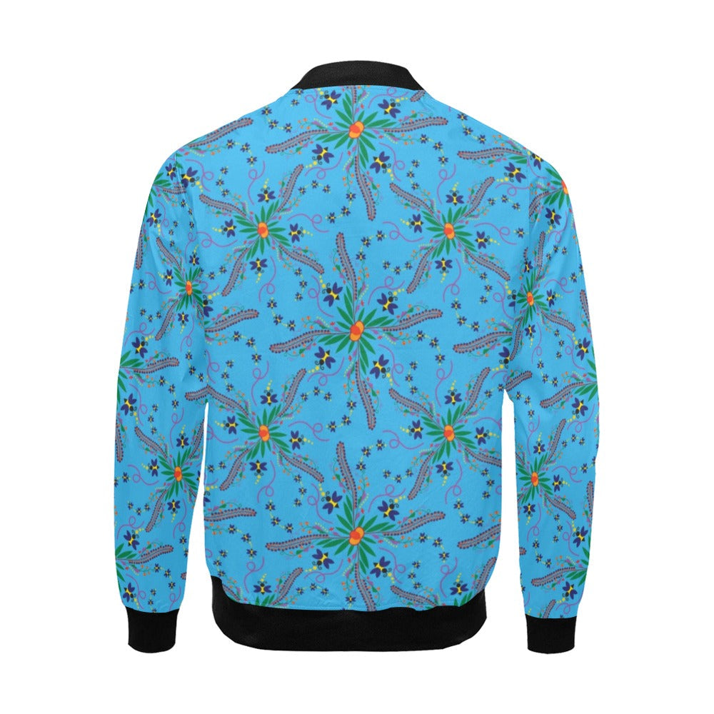 Willow Bee Sapphire Bomber Jacket for Men