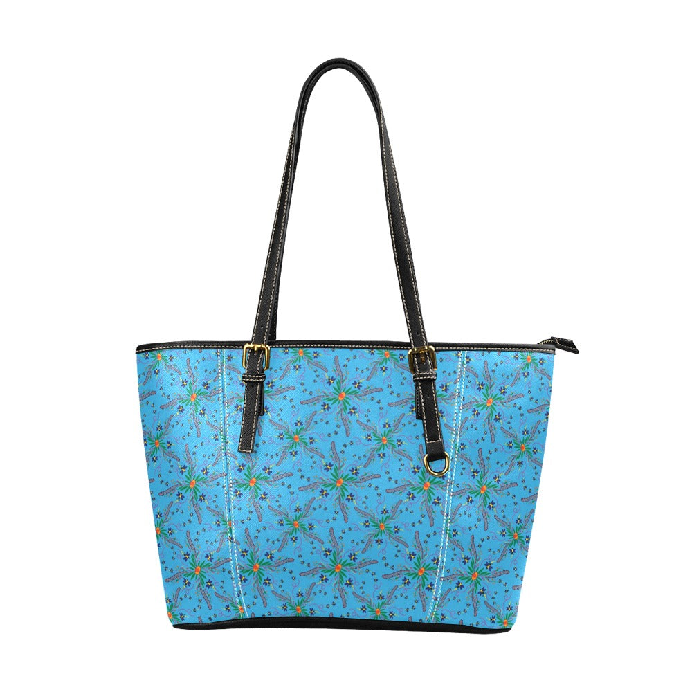 Willow Bee Saphire Leather Tote Bag