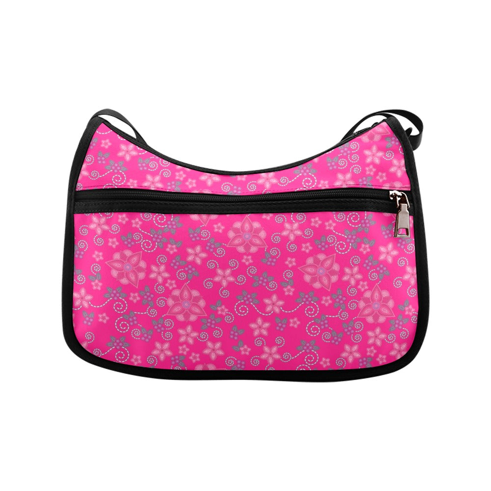Berry Picking Pink Crossbody Bags