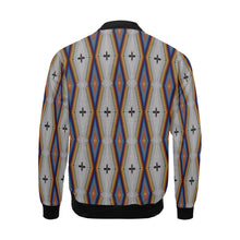 Load image into Gallery viewer, Diamond in the Bluff White Bomber Jacket for Men
