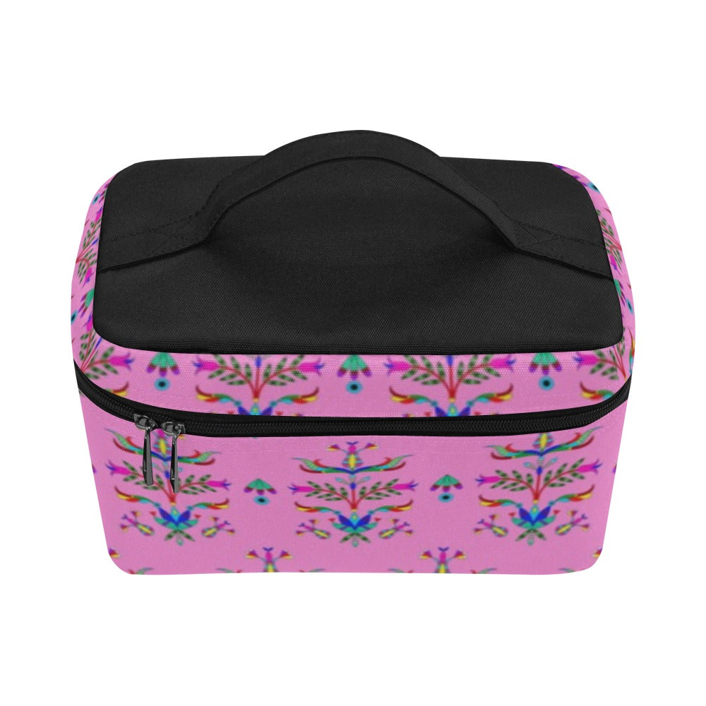 Dakota Damask Cheyenne Pink Cosmetic Bag/Large